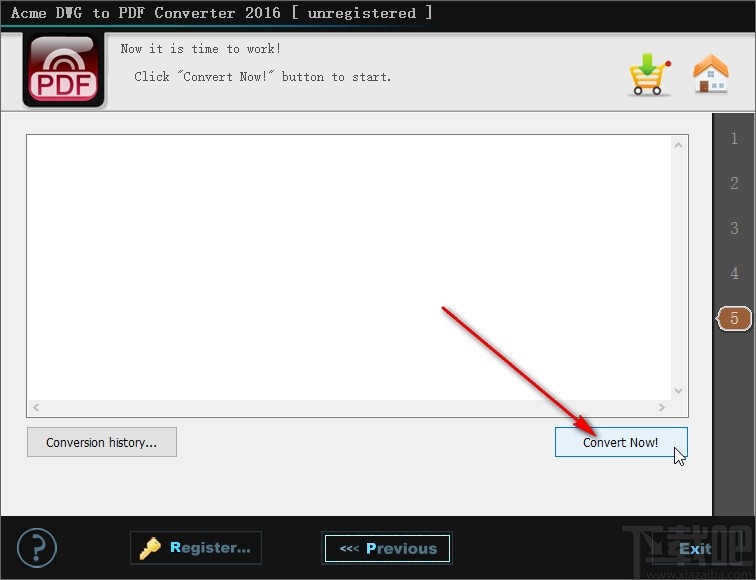 Acme DWG to PDF Converter转换PDF文件的操作方法