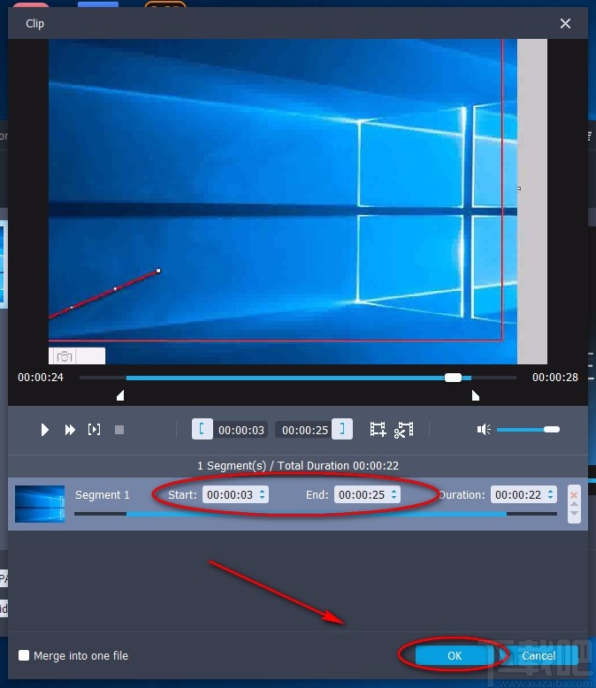 Aiseesoft MP4 Video Converter剪切视频的方法