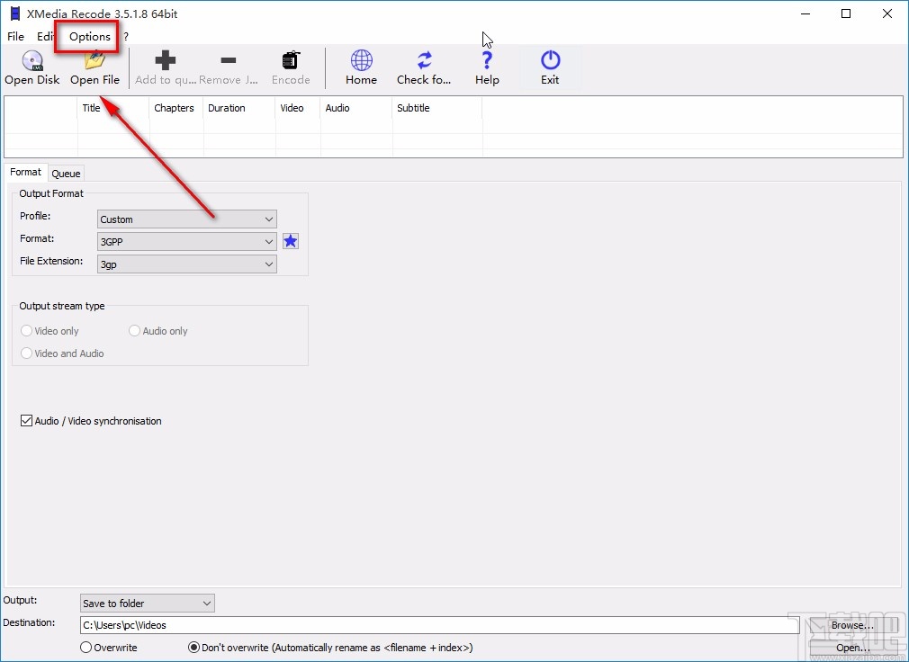 XMedia Recode设置中文的方法