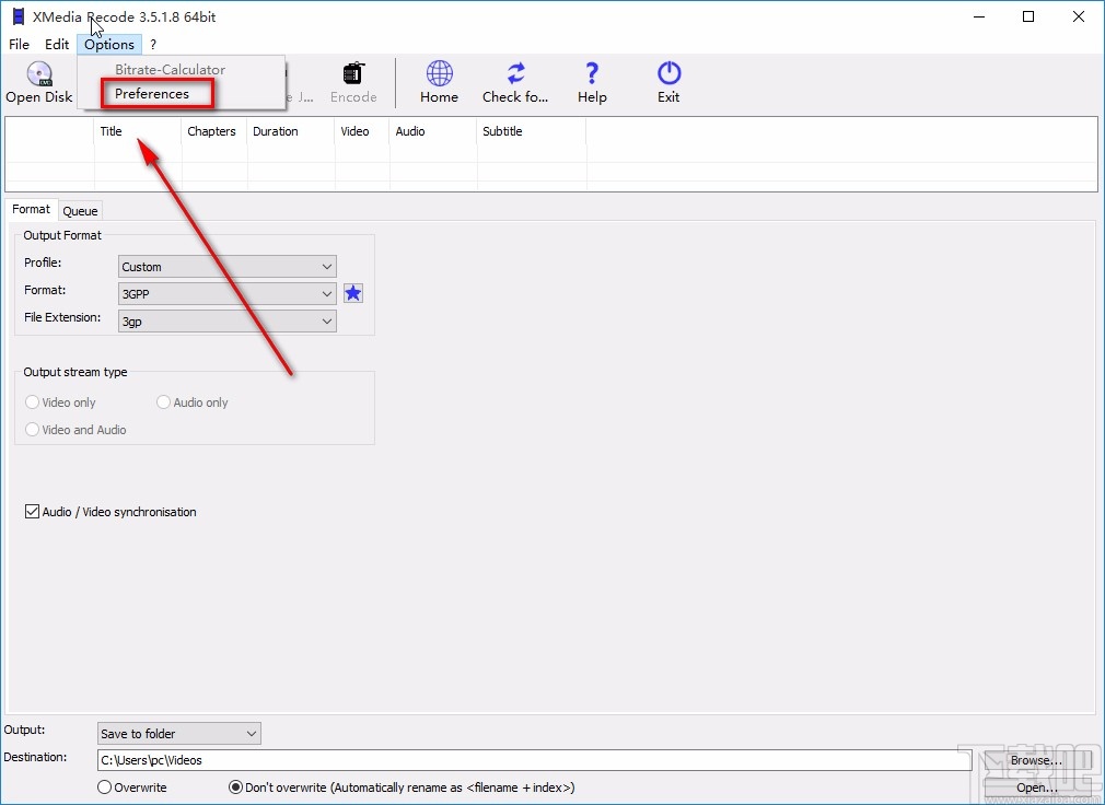 XMedia Recode设置中文的方法