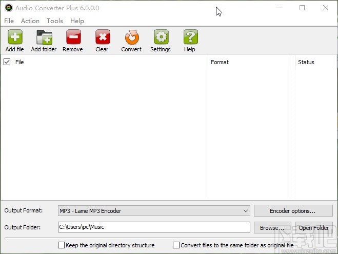 Abyssmedia Audio Converter Plus转换音频格式的操作方法