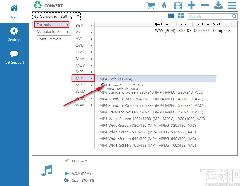Jaksta Converter转换视频格式的方法