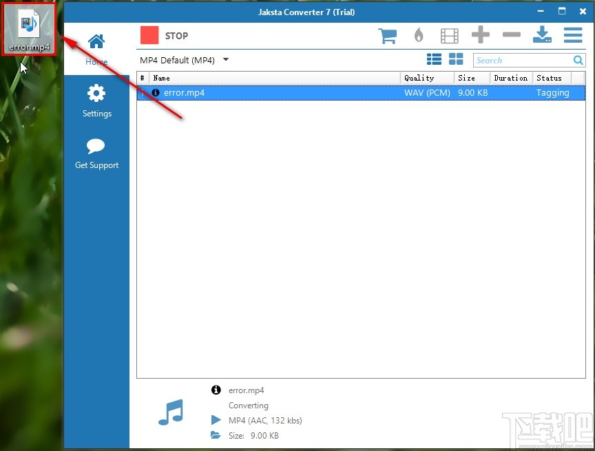 Jaksta Converter转换视频格式的方法