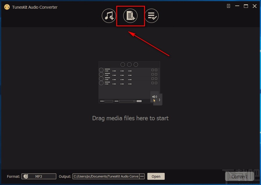 TunesKit Audio Converter转换音频格式的方法