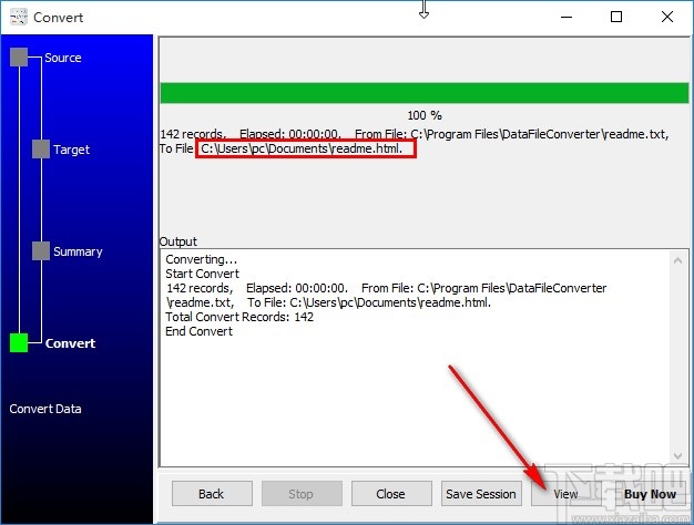 DataFileConverter转换数据文件的方法