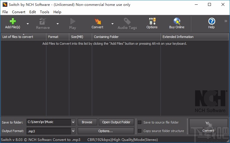 witch Audio File Converter转换音频格式的方法