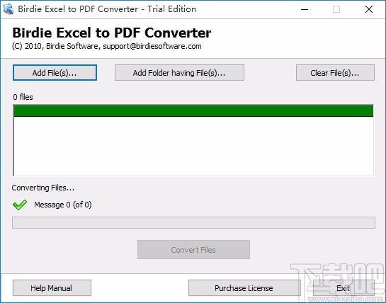 Birdie Excel to PDF Converter转换文件格式的方法