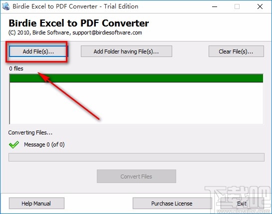 Birdie Excel to PDF Converter转换文件格式的方法