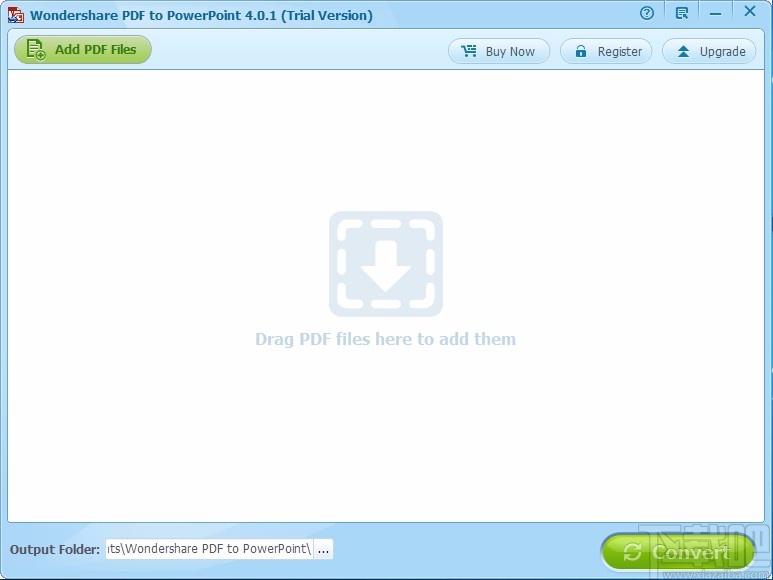 Wondershare PDF to PowerPoint Converter转换文件格式的方法