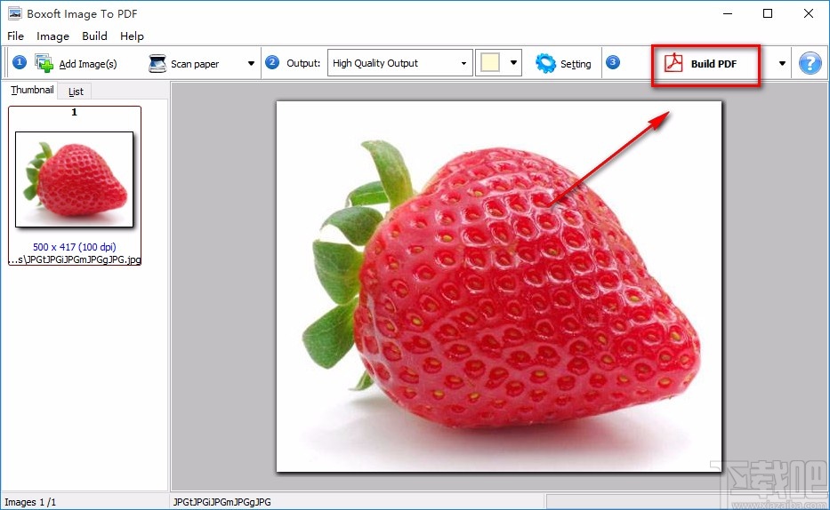 Boxoft Image to PDF将图片转为PDF的方法
