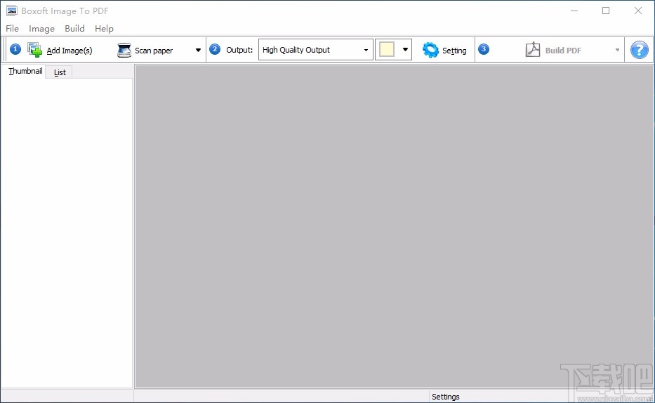 Boxoft Image to PDF将图片转为PDF的方法