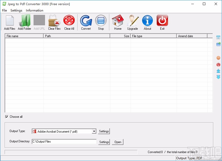 Jpeg to Pdf Converter 3000批量将图片转为PDF的方法