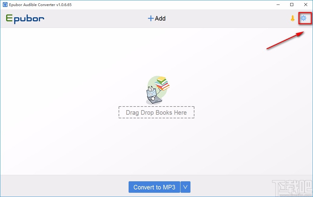 Epubor Audible converter设置中文的方法