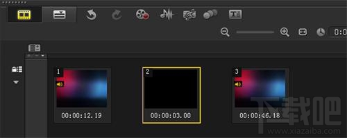 会声会影x8如何在模板之间添加素材？