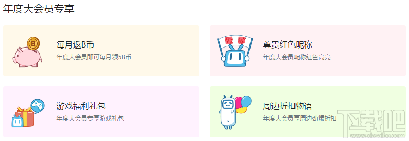 哔哩哔哩年度大会员多了什么特权?
