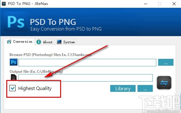 PSD To PNG转换psd文件的方法