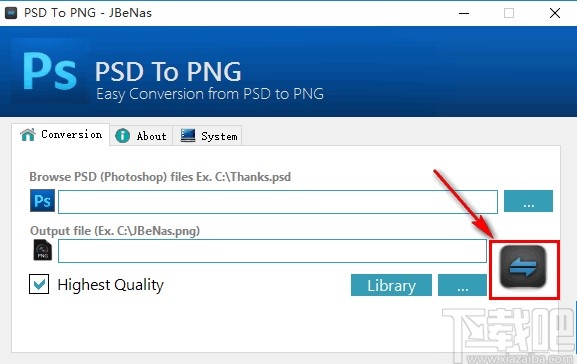 PSD To PNG转换psd文件的方法