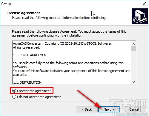 acme cad converter安装教程