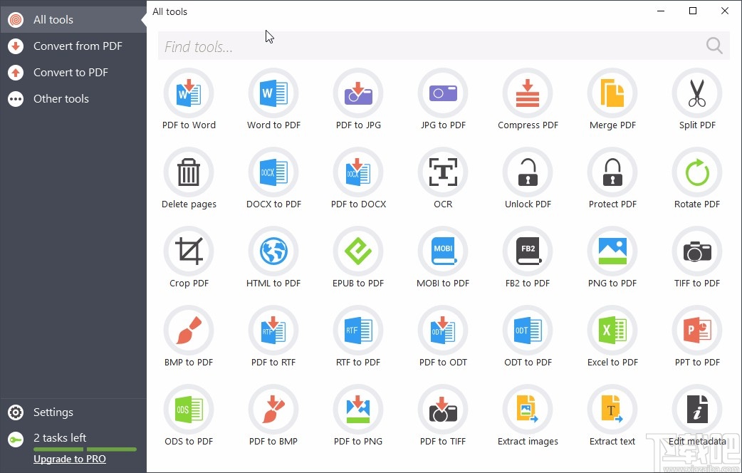 pdf candy desktop转换PDF为Word文件的方法