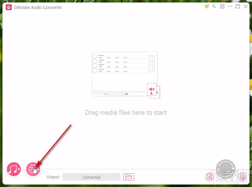 drmare audio converter转换音频格式的方法