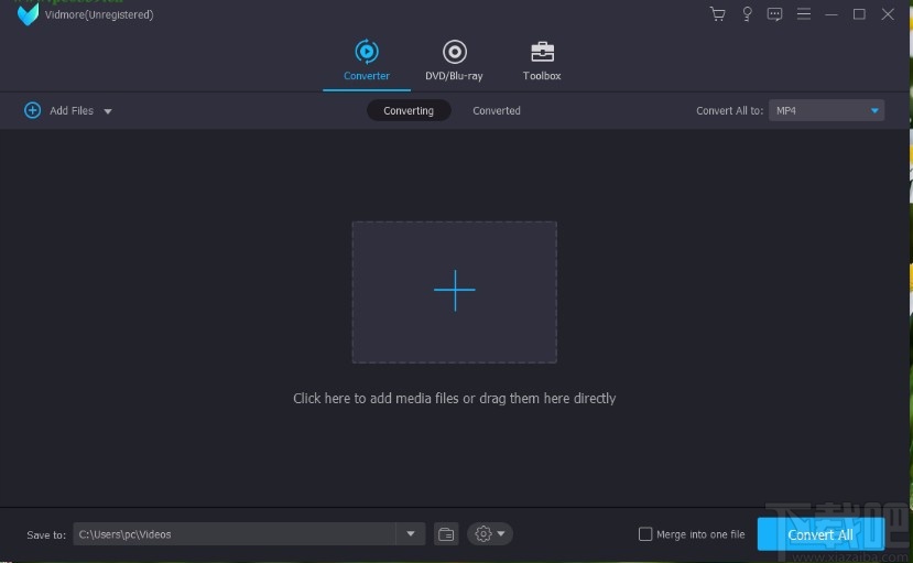Vidmore转换视频格式的方法