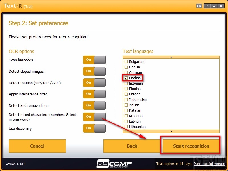 Text-R识别图片文字的方法