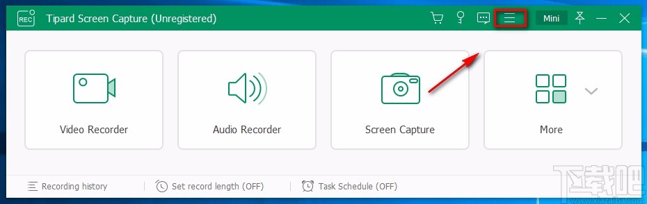 Tipard Screen Capture设置中文的方法