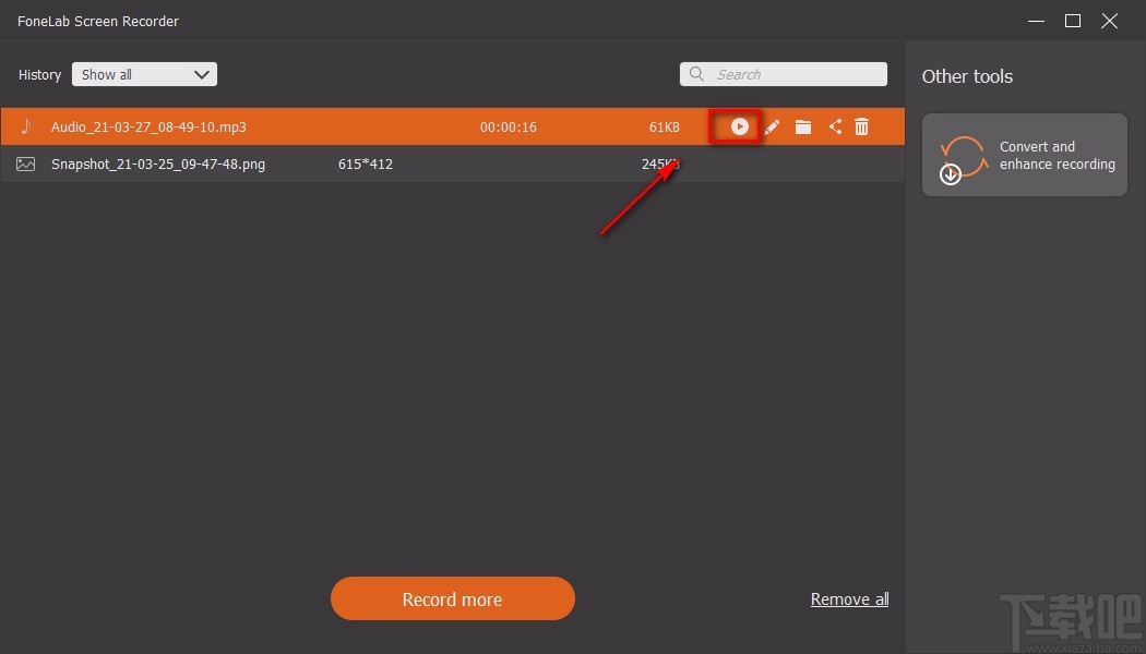 FoneLab Screen Recorder录制电脑声音的方法