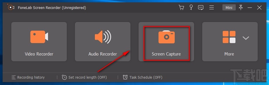 FoneLab Screen Recorder电脑截屏的方法