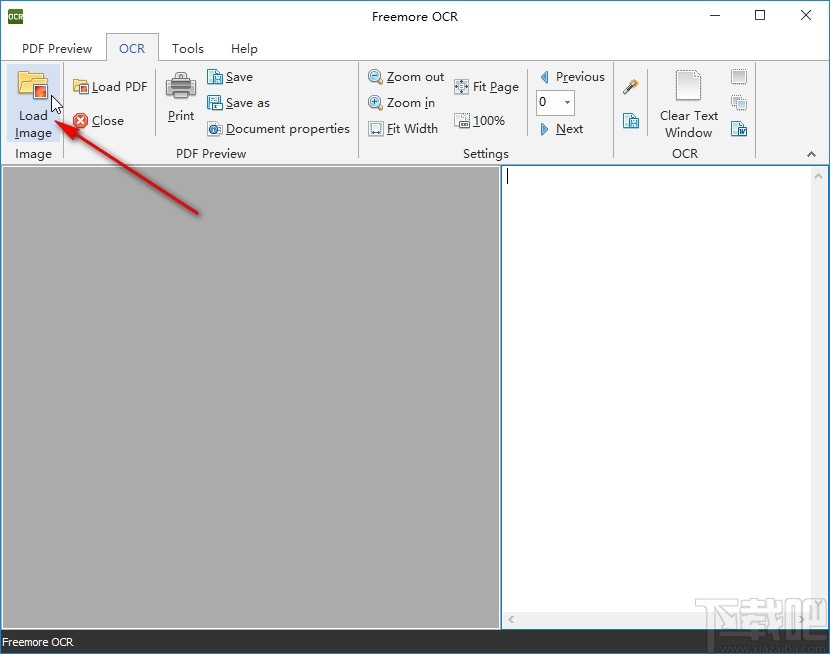 Freemore OCR识别图片文字的方法