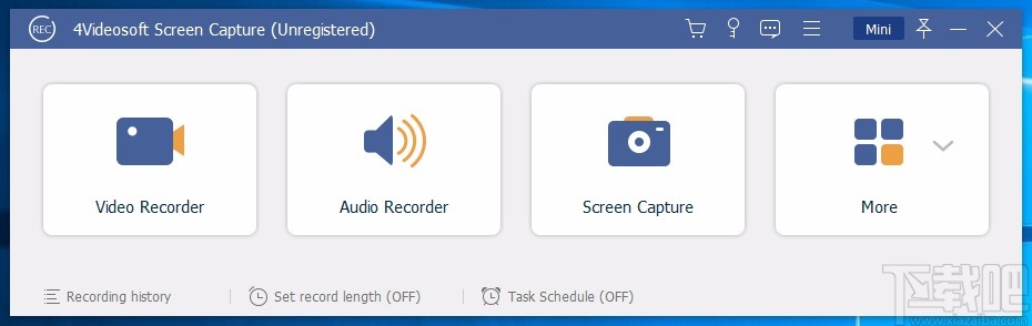 4Videosoft Screen Capture设置中文的方法