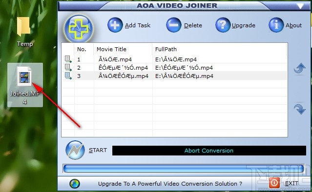 AoA Video Joiner合并视频的方法