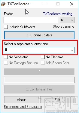 TXTcollector合并文件的操作方法