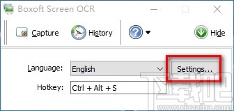 Boxoft Screen OCR截图识别文字的方法