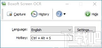 Boxoft Screen OCR截图识别文字的方法