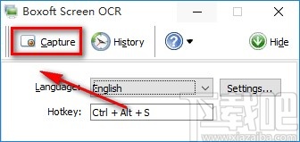 Boxoft Screen OCR截图识别文字的方法