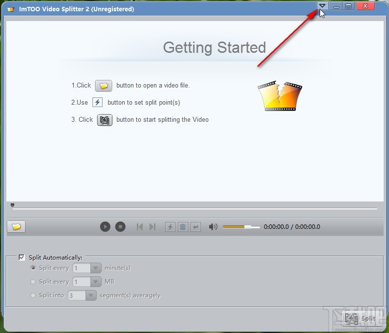 ImTOO Video Splitter设置中文界面的方法