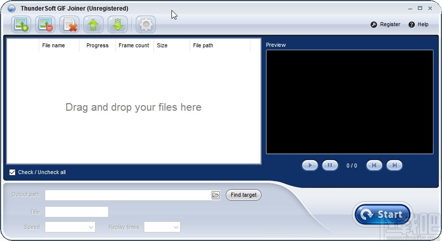 ThunderSoft GIF Joiner更改GIF图片时间间隔的方法