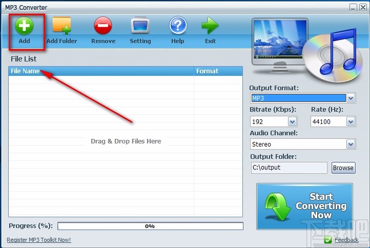 MP3 Toolkit转换音频格式的方法