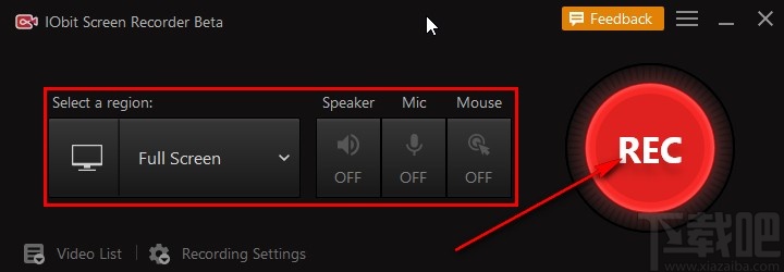 使用IObit Screen Recorder截图的操作方法