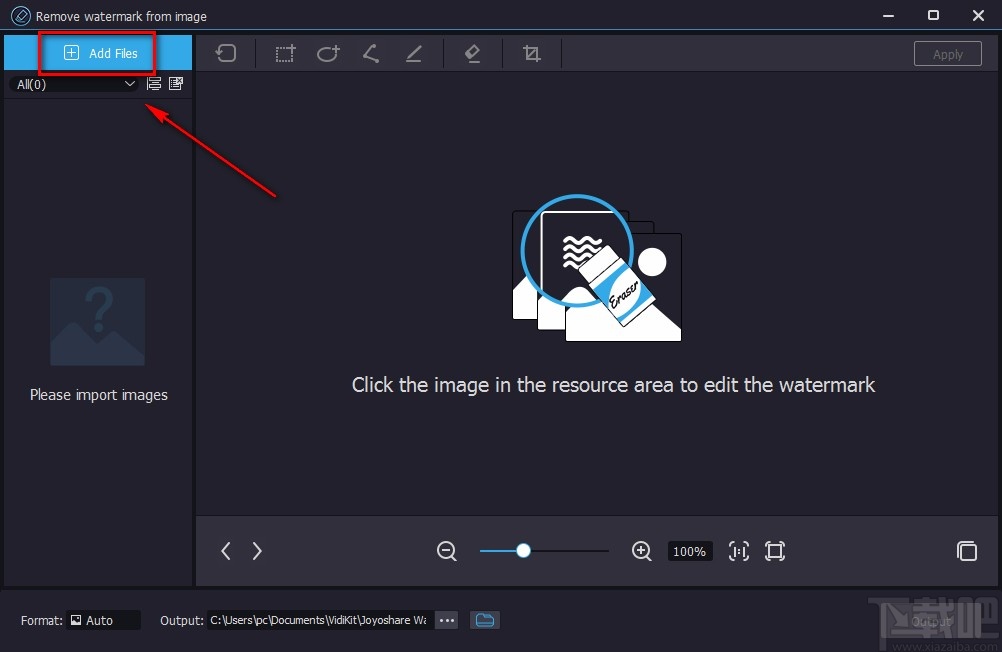 Joyoshare VidiKit给图片去水印的方法
