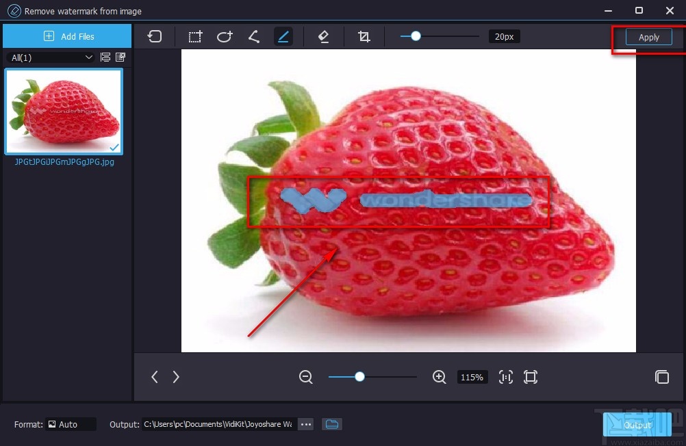 Joyoshare VidiKit给图片去水印的方法