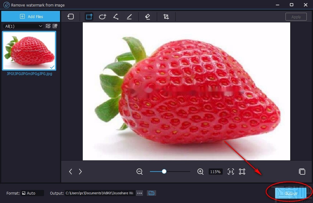 Joyoshare VidiKit给图片去水印的方法