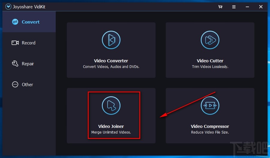 Joyoshare VidiKit合并视频的方法