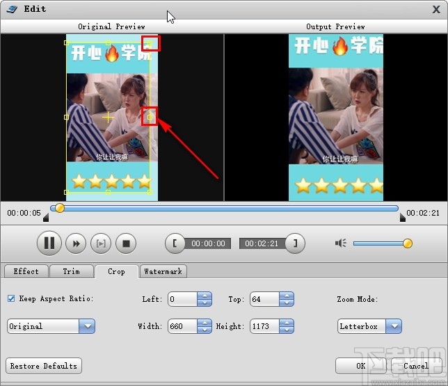 4Easysoft Blu Ray Mate裁剪视频的方法