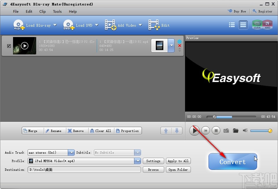 4Easysoft Blu Ray Mate剪切视频的操作方法
