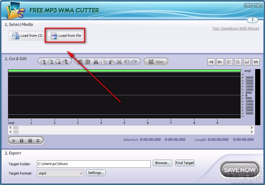 Free MP3 WMA Cutte给音频添加淡入效果的方法