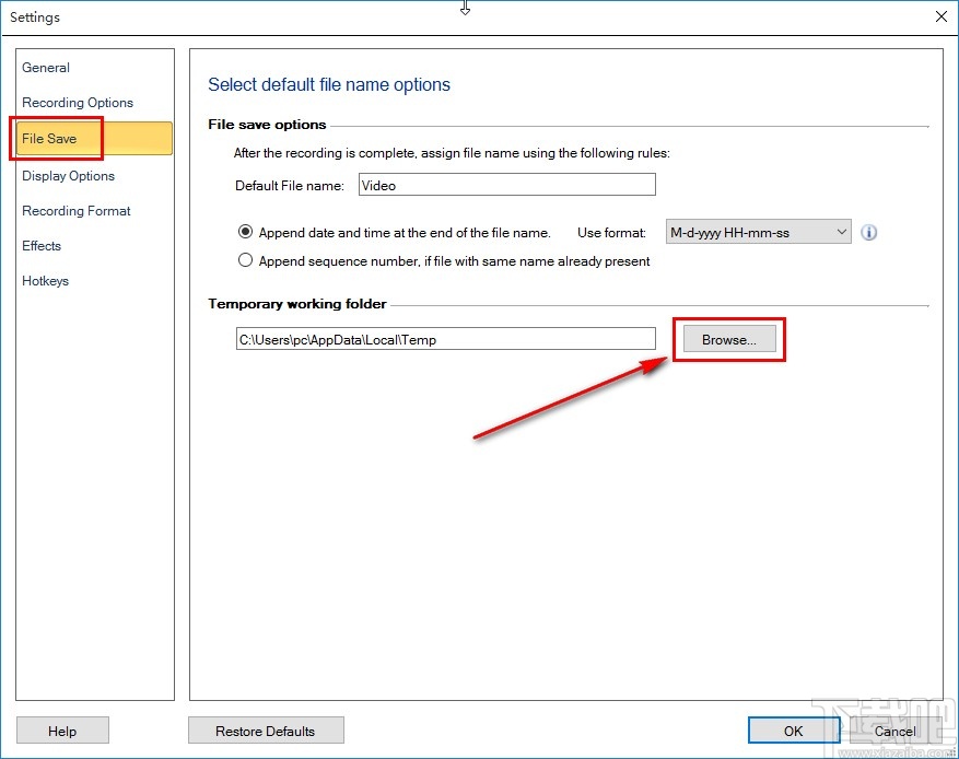 Deskshare My Screen Recorder设置默认输出路径的方法