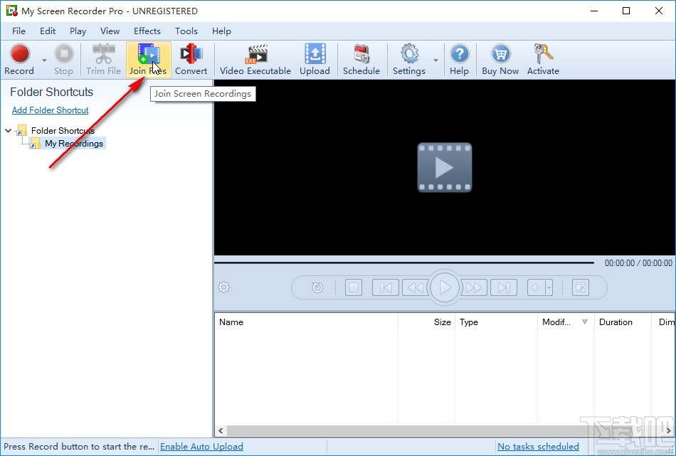 Deskshare My Screen Recorder合并视频的操作方法