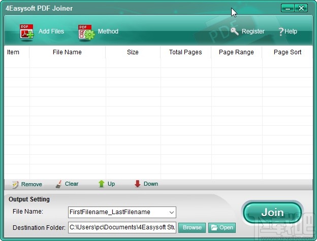 4Easysoft PDF Joiner合并PDF的方法